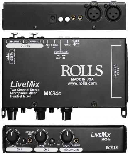 LIVE MIX 2 CH AV MIXER