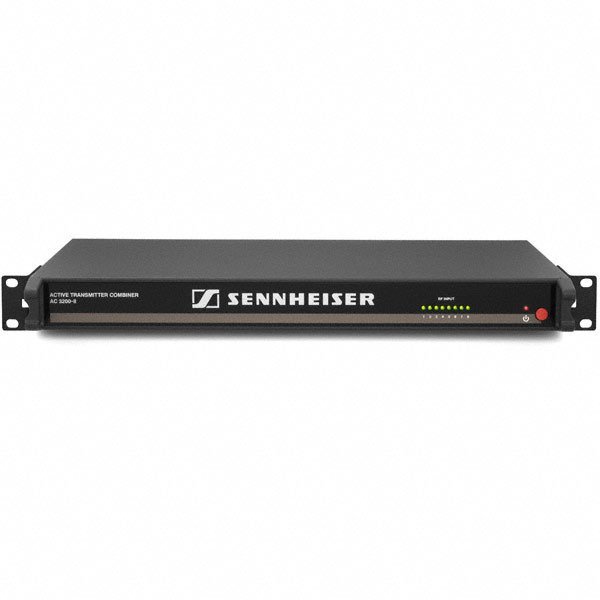 ACTIVE, HIGH-POWER 8:1 ANTENNA COMBINER. MAX 250 MW INPUT POWER, 1 RU, WITH INLINE POWER SUPPLY.
