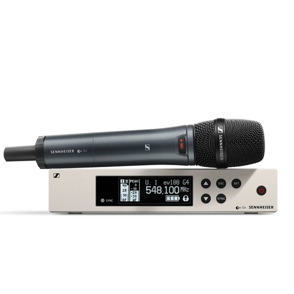 WIRELESS VOCAL SET. INCLUDES (1) SKM 100 G4-S HANDHELD MICROPHONE WITH MUTE SWITCH, (1) E 935 MIC