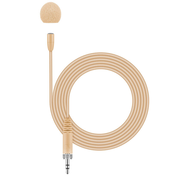 LAPEL MICROPHONE (OMNIDIRECTIONAL, PRE-POLARIZED CONDENSER) WITH 1.6M CABLE FOR XS & EW WIRELESS