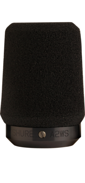 BLACK LOCKING FOAM WINDSCREEN FOR 545 SERIES, SM57