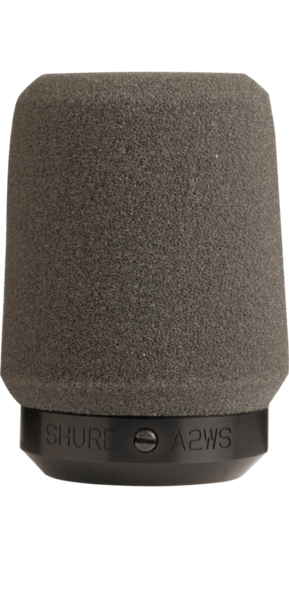 GRAY LOCKING FOAM WINDSCREEN FOR 545 SERIES, SM57