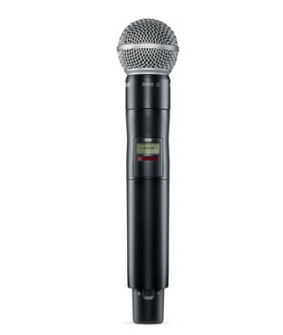 HANDHELD TRANSMITTER WITH SM58® MIC HEAD