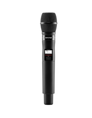 QLX-D DIGITAL HANDHELD WIRELESS TRANSMITTER WITH BLACK KSM9HS MIC / HANDHELD MIC COMPONENT ONLY