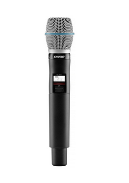 QLX-D DIGITAL WIRELESS HANDHELD KIT WITH QLXD4, & QLXD2/B87A BETA 87A WIRELESS HANDHELD MIC