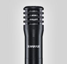 CARDIOID CONDENSER PROBE-STYLE INSTRUMENT MICROPHONE, INCLUDES ZIPPER POUCH AND MICROPHONE CLIP