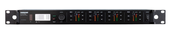 ULX-D DIGITAL QUAD 4-CHANNEL WIRELESS RACKMOUNT RECEIVER / 1RU / RECEIVER COMPONENT ONLY