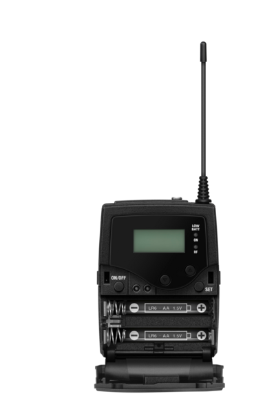 PORTABLE CAMERA RECEIVER. INCLUDES (1) 1/8" OUTPUT CABLE, (1) XLR BALANCED OUTPUT CABLE AND