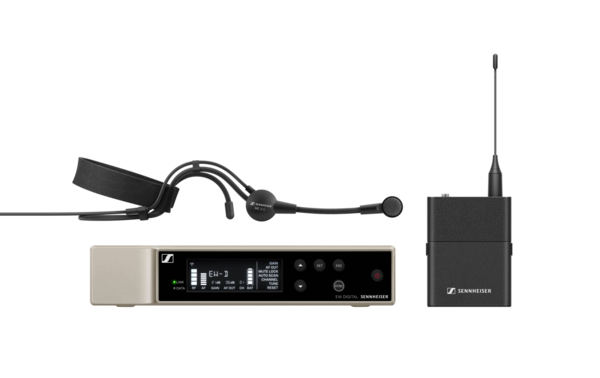 INCLUDES (1) EW-D EM SINGLE CHANNEL RECEIVER, (1) EW-D SK BODYPACK TRANSMITTER