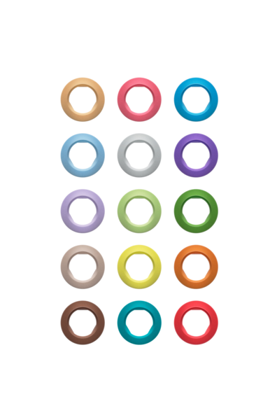 SETS OF MAGNETIC COLOR INDICATORS FOR THE EW-D SK FOR IDENTIFICATION PURPOSES.
