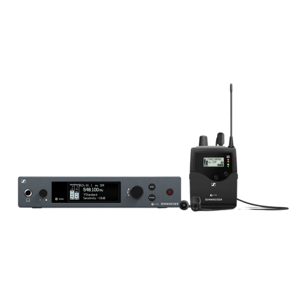 WIRELESS STEREO MONITORING SET. INCLUDES (1) SR IEM G4 STEREO TRANSMITTER, (1) EK IEM G4 STEREO