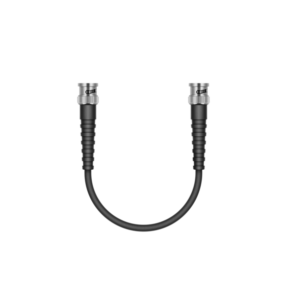 COAXIAL CABLE WITH BNC CONNECTOR, 50 OHM, 0.25M
