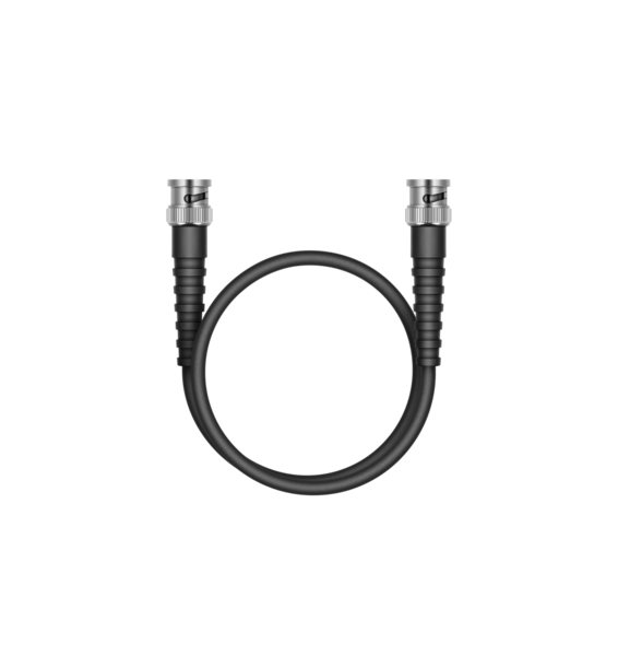 COAXIAL CABLE WITH BNC CONNECTOR, 50 OHM, 0.5M