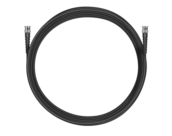 COAXIAL CABLE WITH BNC CONNECTOR, 50 OHM, 10M
