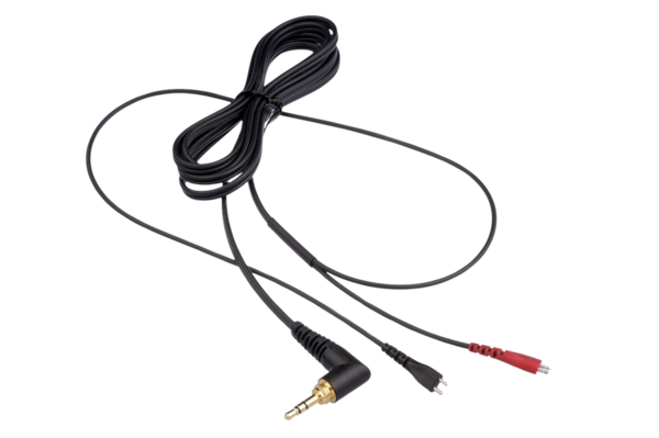 STRAIGHT CABLE (1.5 M) WITH ANGLED PLUG 3.5MM, SUITABLE FOR: HD 25SERIES
