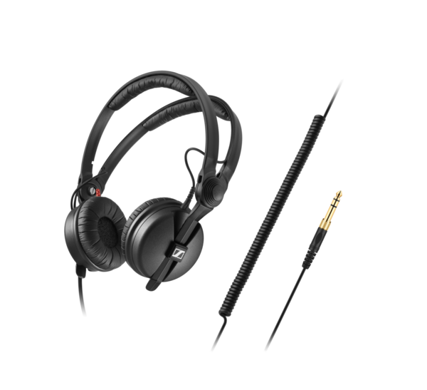 CLOSED-BACK, ON-EAR PROFESSIONAL MONITORING HEADPHONES WITH SPLIT HEADBAND, ROTATABLE EAR CUP,