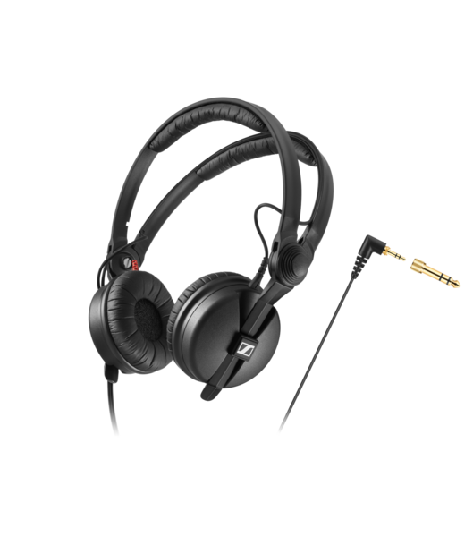CLOSED-BACK, ON-EAR PROFESSIONAL MONITORING HEADPHONES WITH SPLIT HEADBAND,
