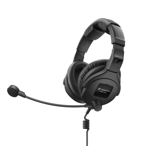 CLOSED-BACK CIRCUMAURAL BROADCAST HEADSET, SWITCHABLE ACTIVEGARD© LIMITING TECHNOLOGY, SUPER-CARDIOI