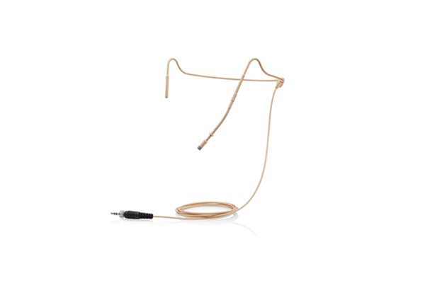 NECKWORN MICROPHONE, OMNIDIRECTIONAL, MKE 2 CAPSULE, BEIGE, 1.6M CABLE WITH 3.5MM JACK, FOR EW-D SK,