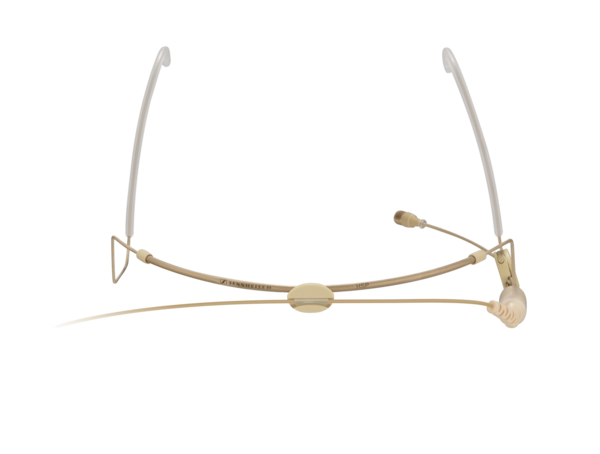 LIGHTWEIGHT NECKBAND MIC ASSEMBLY WITH OMNI-DIRECTIONAL MKE PLATINUM CAPSULE (BEIGE),