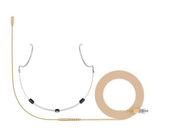 HEADSET MICROPHONE (OMNIDIRECTIONAL, PRE-POLARIZED CONDENSER) WITH 1.3M FIXED CABLE BEIGE, FOR 2000,