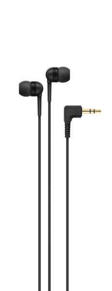 IN-EAR HEADPHONES, STEREO, 16 OHM, CABLE LENGTH 1.4M, 3.5MM JACK PLUG