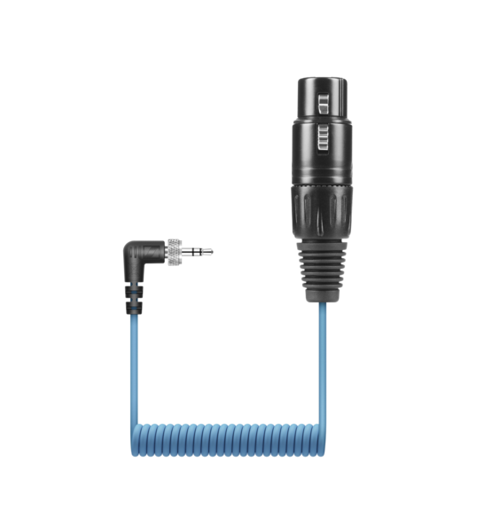 XLR-3 TO A 3.5 MM CONNECTOR CABLE FOR SHOTGUN MICROPHONES