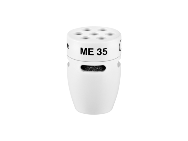 IS SERIES SUPER-CARDIOID CONDENSER CAPSULE HEAD IN WHITE, INCLUDES WINDSCREEN