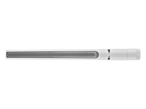 IS SERIES LOBAR MINI SHOTGUN CONDENSER CAPSULE HEAD IN WHITE, INCLUDES WINDSCREEN