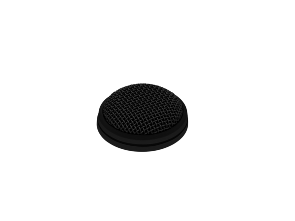 SPEECHLINE INSTALL BOUNDARY MICROPHONE, OMNIDIRECTIONAL, 3-PIN XLR-M, 24-48 V PHANTOM POWER, BLACK