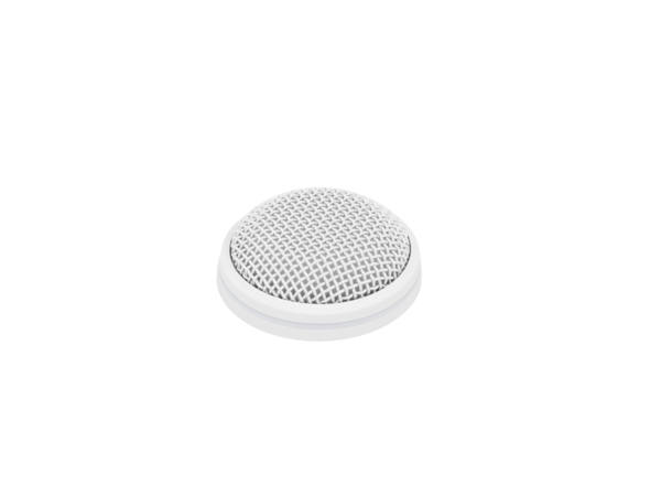 SPEECHLINE INSTALL BOUNDARY MICROPHONE, OMNIDIRECTIONAL, 3-PIN XLR-M, 24-48 V PHANTOM POWER, WHITE