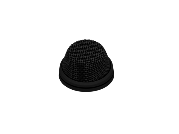 SPEECHLINE INSTALL BOUNDARY MICROPHONE, CARDIOID, 3-PIN XLR-M, 24-48 V PHANTOM POWER, BLACK