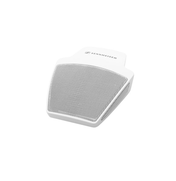 SPEECHLINE TABLE BOUNDARY MICROPHONE, CARDIOID, 3-PIN MINI-XLR-M, 24-48 V PHANTOM POWER, WHITE