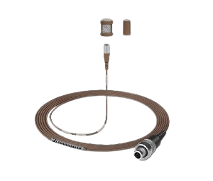 MINIATURE CLIP-ON MICROPHONE, OMNIDIRECTIONAL, FOR SK 50/250/2000/5212/6000/9000, 3-PIN SE CONNECTOR