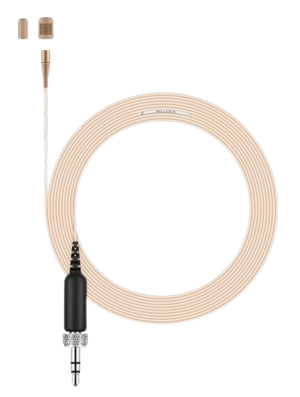 ULTRA-MINIATURE OMNI LAPEL WITH 3.3 MM CAPSULE, REDUCED SENSITIVITY 5 MV/PA, ULTRA-THIN CABLE