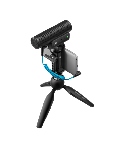 HIGHLY DIRECTIONAL ON-CAMERA SHOTGUN MICROPHONE KIT (SUPERCARDIOID, CONDENSER)