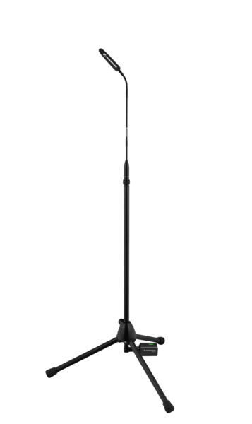 IS SERIES PASS THROUGH WIRED FLOOR STAND, FEMALE XLR TOP, MALE XLR BOTTOM, REQUIRE GOOSENECK,