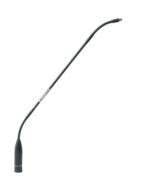 IS SERIES 23 IN (60 CM) DUAL FLEX GOOSENECK WITH 3 PIN XLR CONNECTOR (5.0 OZ) / BLACK