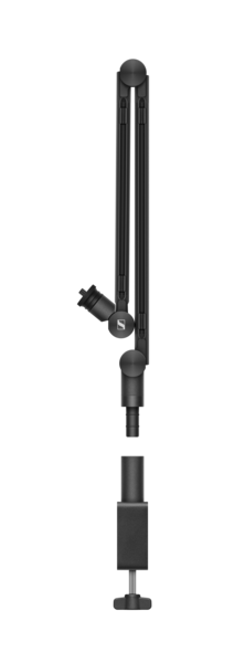 USB-C MICROPHONE W/ CARDIOD CONDENSER CAPSULE, BOOM ARM INCLUDED, GAIN/MIX/VOLUME CONTROL