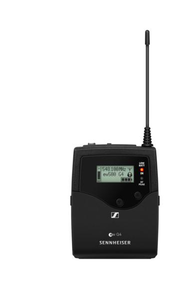 BODYPACK TRANSMITTER WITH 1/8" AUDIO INPUT SOCKET (EW CONNECTOR), FREQ RANGE: AW+ (470 - 558 MHZ)