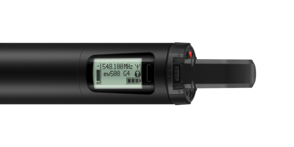 HANDHELD TRANSMITTER. MICROPHONE CAPSULE NOT INCLUDED, FREQUENCY RANGE: AW+ (470 - 558 MHZ)
