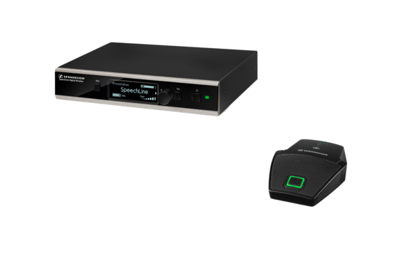 SPEECHLINE DIGITAL WIRELESS MIC SET. INCLUDES (1) SL BOUNDARY 114-S DW, (1) SL RACK RECEIVER DW WITH