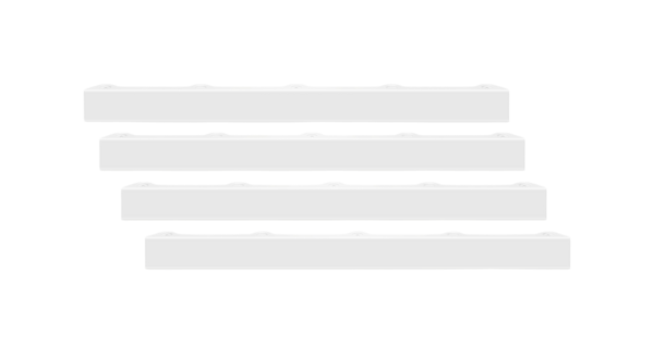 CEILING MIC EXTENSION BRACKETS US (4 PCS) FOR FLUSH-MOUNT INSTALL IN A 2 X2 CEILING GRID