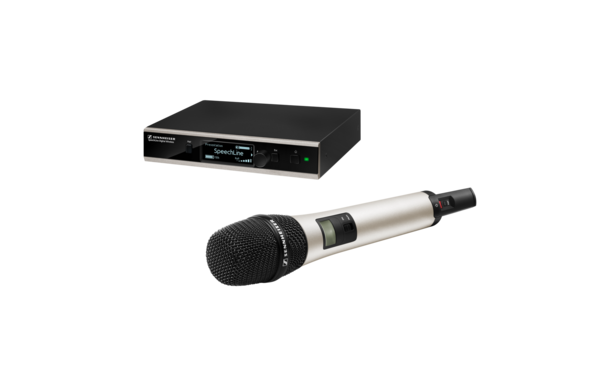 DIGITAL WIRELESS HH SYSTEM, HH TRANSMITTER WITH MME 865-1 MIC CAPSULE, RECEIVER AND POWER SUPPLY
