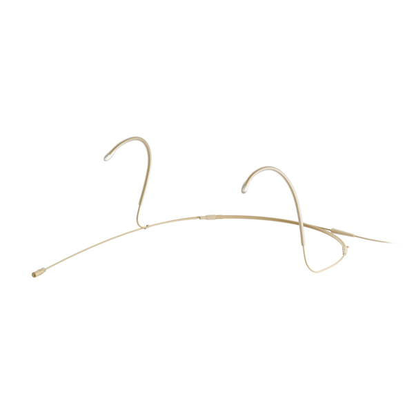 OMNIDIRECTIONAL NECKBAND MICROPHONE, BEIGE, FIXED CONNECTION CABLE 1.6 M, 3-PIN, SE PLUG