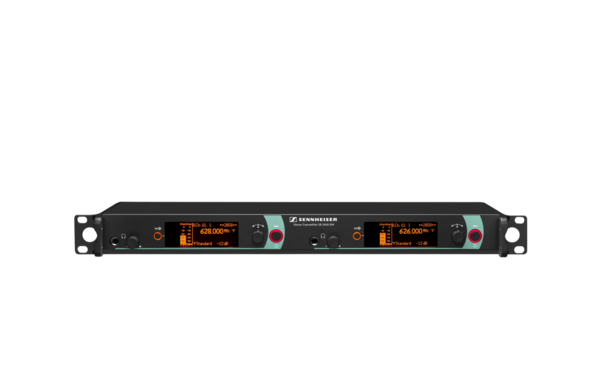 2-CHANNEL STEREO TRANSMITTER, HDX, ETHERNET (WSM), 19"/1HE, 100-240 VAC