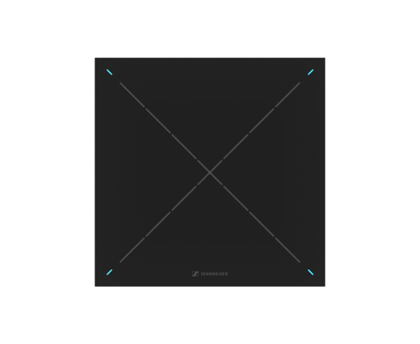 TEAMCONNECT CEILING 2, A BEAMFORMING CEILING ARRAY MIC WITH 2 DANTE AND 1 ANALOG AUDIO OUTPUT/ BLACK