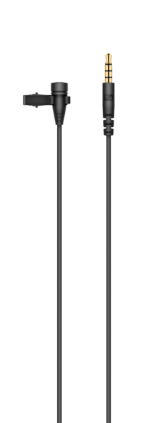OMNIDIRECTIONAL LAPEL MICROPHONE WITH 2 M (6.6') CABLE AND 3.5 MM TRRS CONNECTOR FOR USE WITH MOBILE