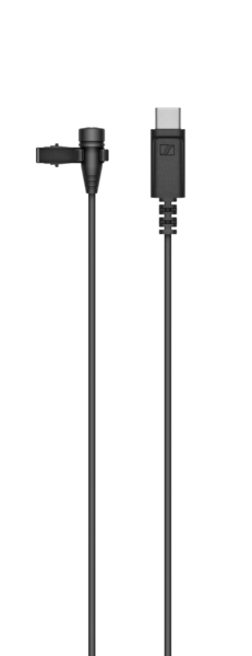 OMNIDIRECTIONAL LAPEL MICROPHONE WITH 2 M (6.6') CABLE AND USB-C CONNECTOR