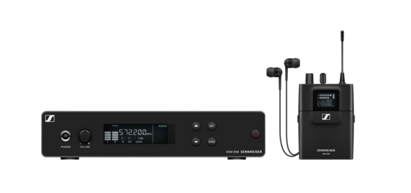 IEM - XSW IEM SR TRANSMITTER, XSW IEM EK RCVR, IE 4 IN EAR HEADPH, RACK MOUNT KIT, NT 12-5 CW POWER